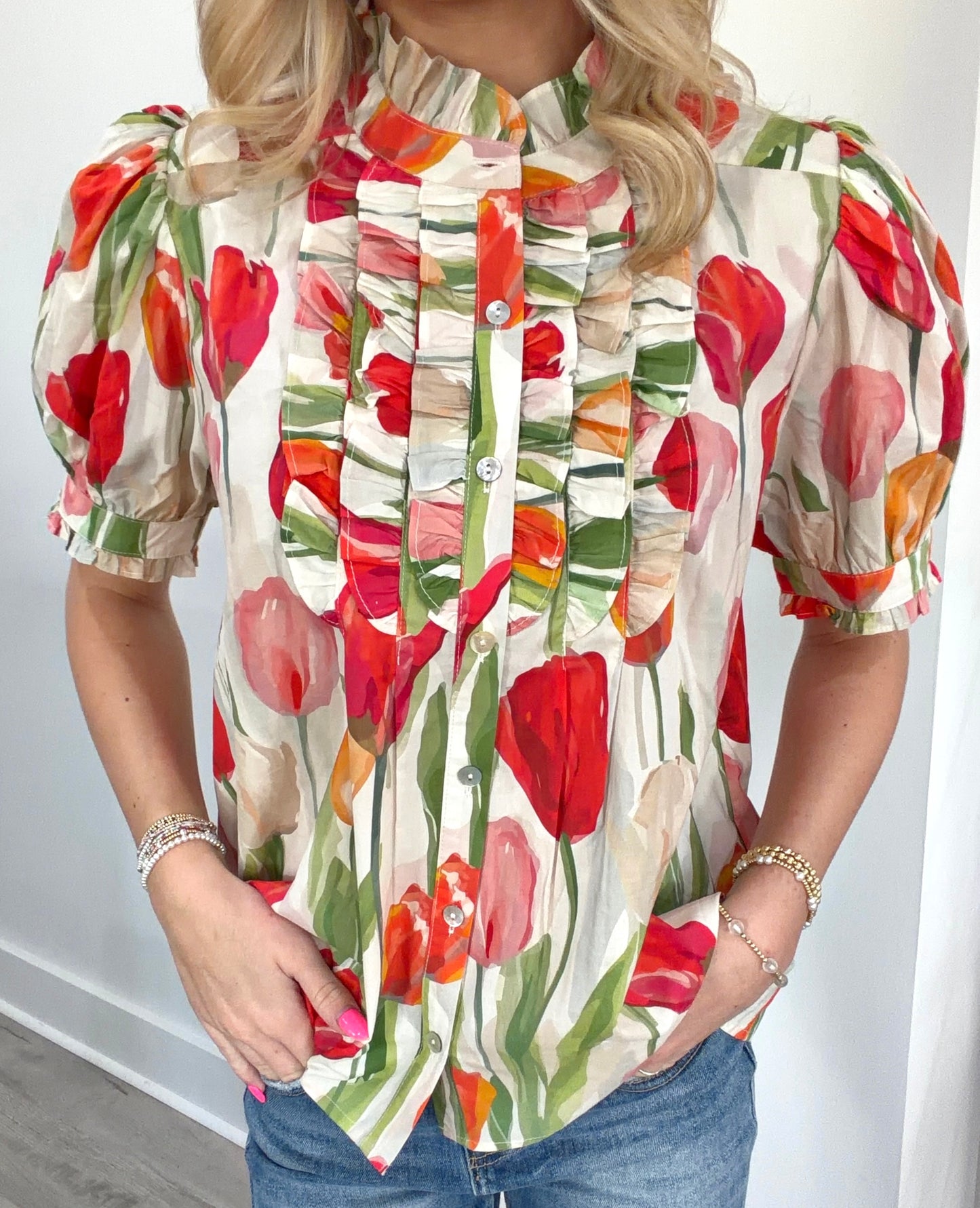 Fleur Floral Top