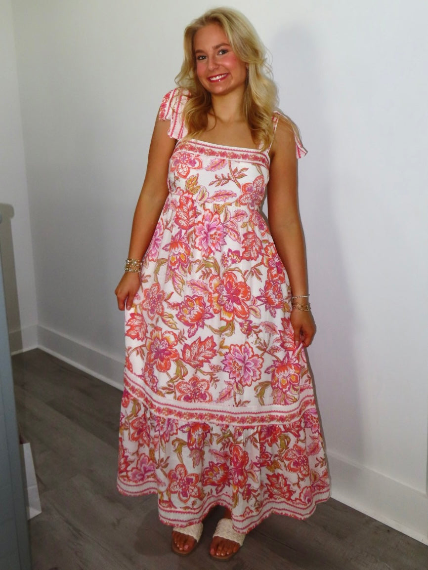 Felicity Floral Midi Dress