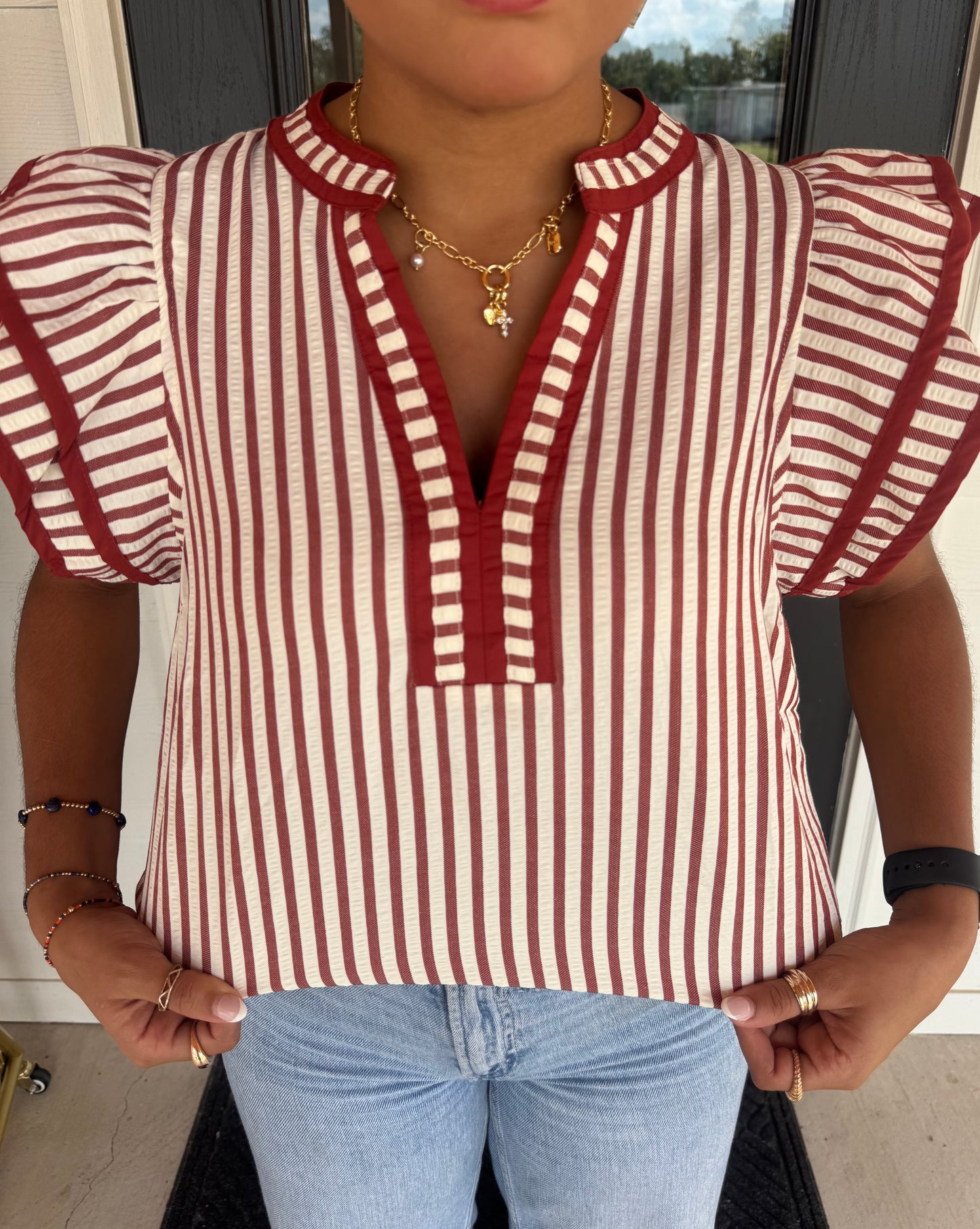 Scarlet Stripe Rust Top