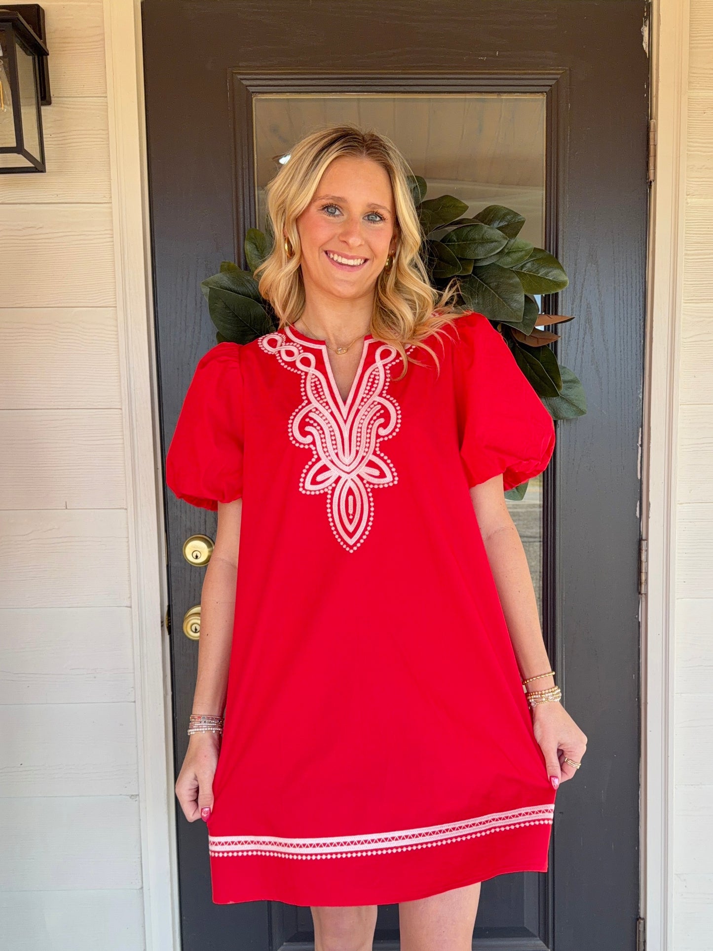 Ruth Red Mini Dress