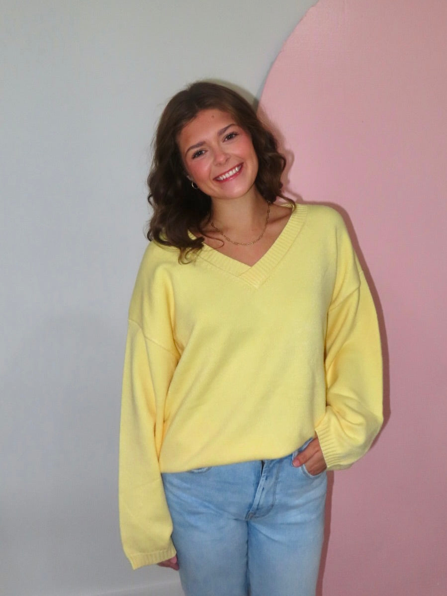 Lilah Yellow Sweater