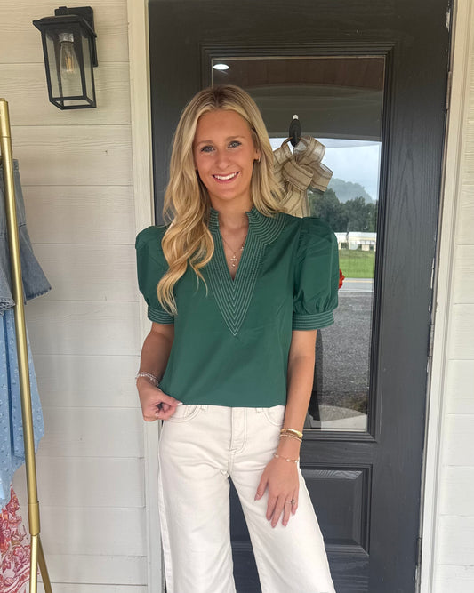 Hunter Green Top