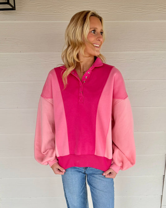 Emma Color-Block Sweatshirt