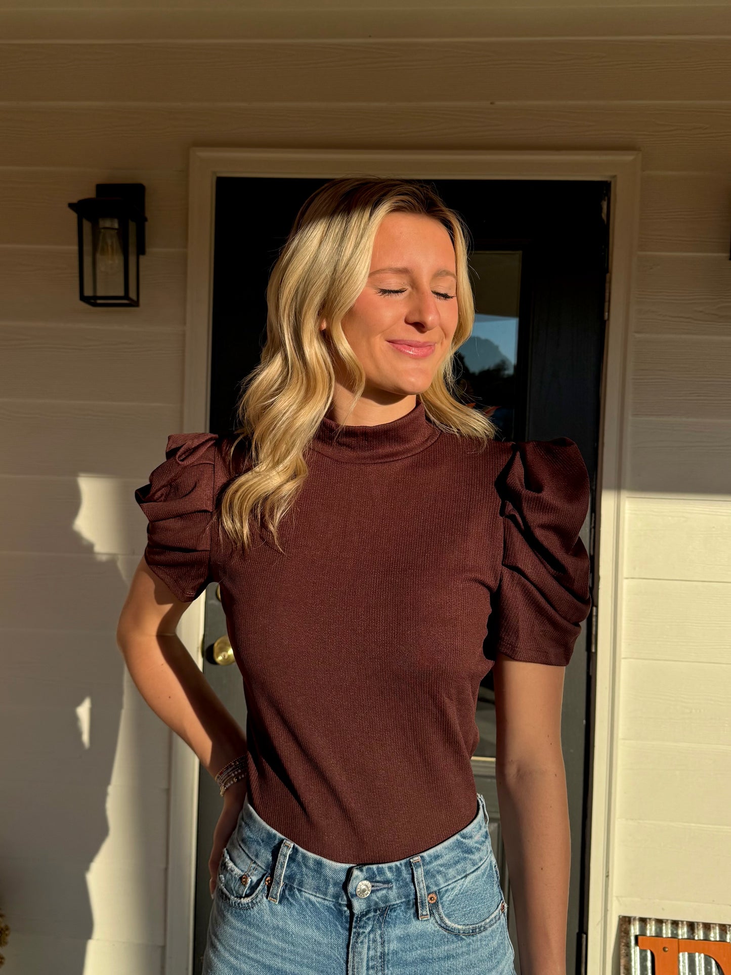 Caela Chocolate Bodysuit