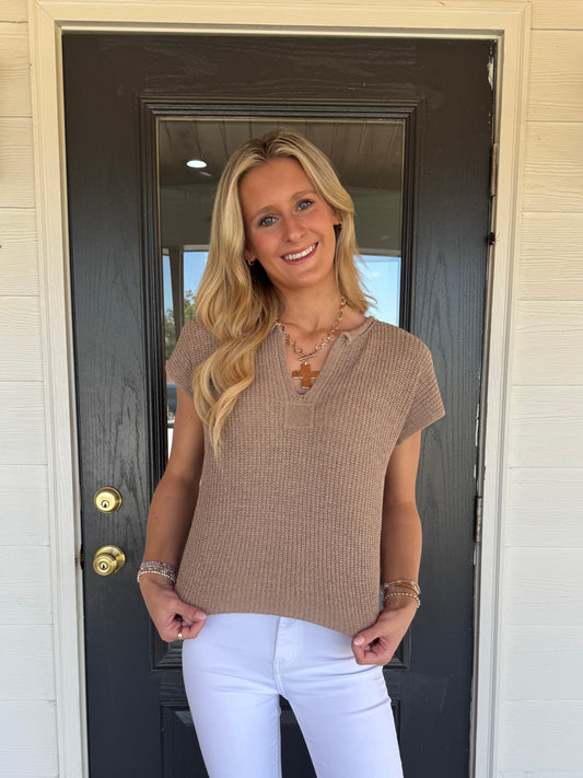 Grace Knit Sleeveless Sweater