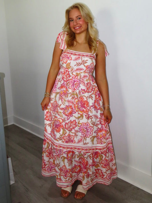 Felicity Floral Midi Dress