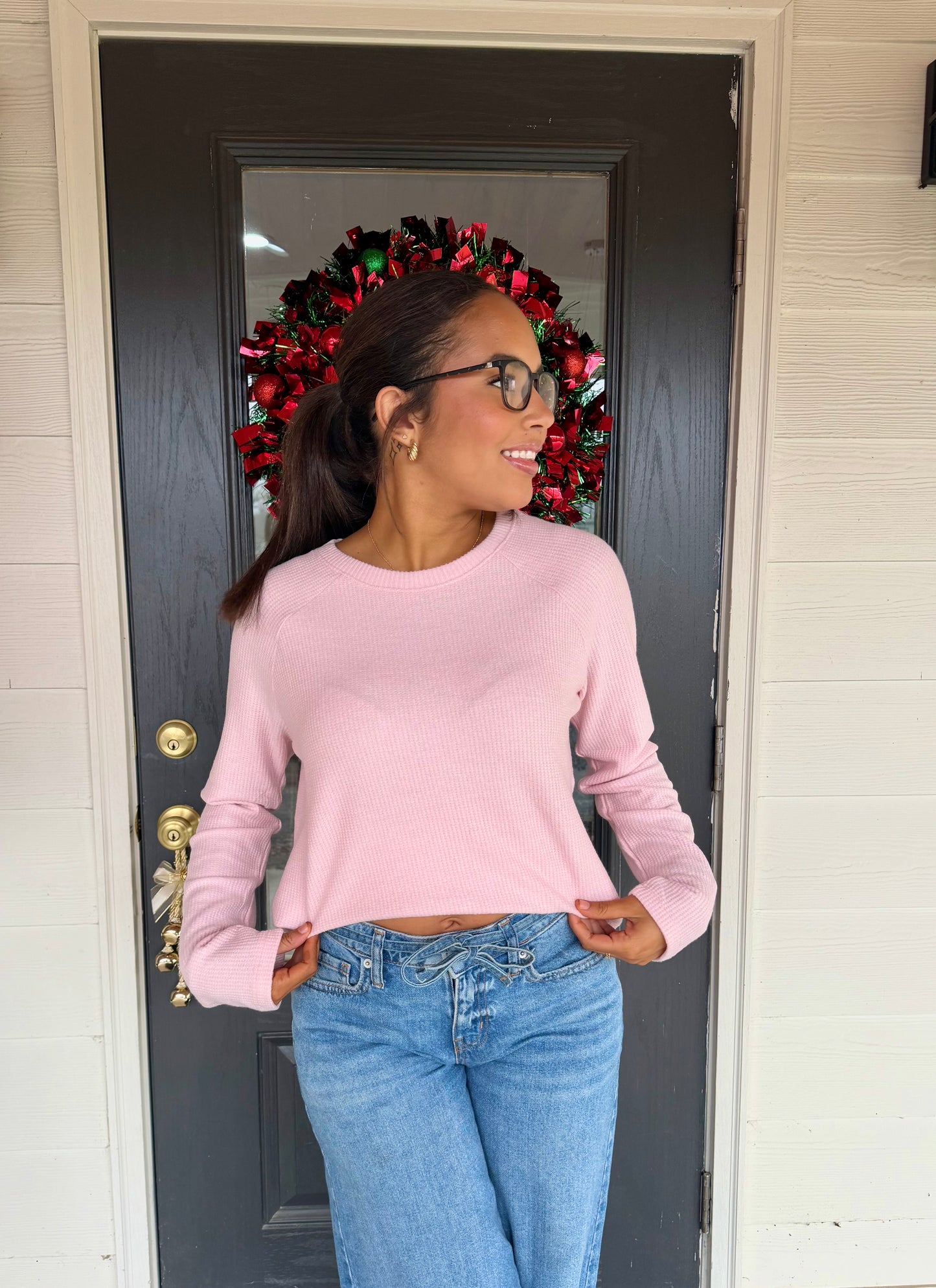 Paloma Pink Frost Sweater