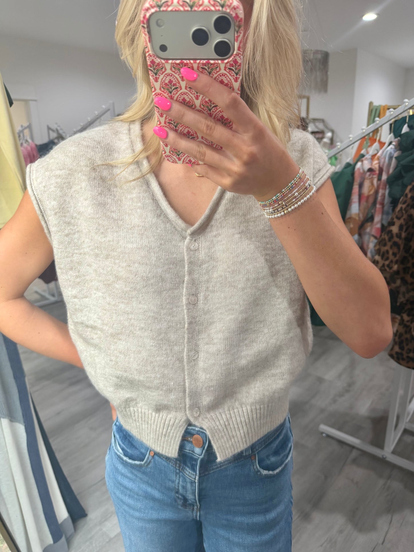 Kaia Khaki Sweater Top