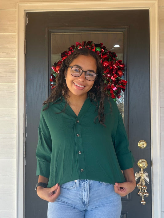 Hayden Hunter Green Top