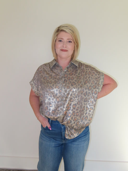 Larissa Leopard Print Top