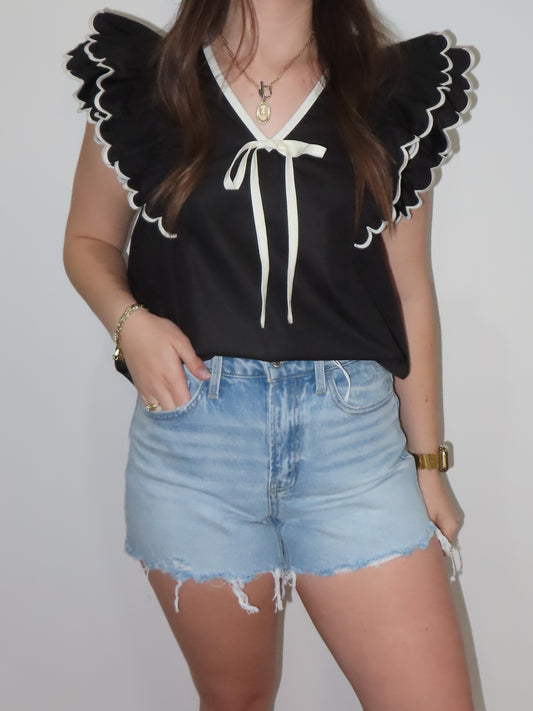 Carrie High-Rise Jean Short