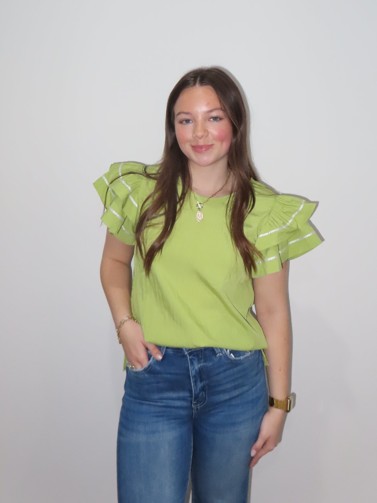 Gabry Green Top