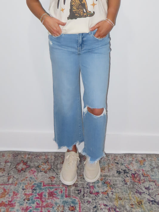 Alex High-Rise Crop Wide-Leg Jean