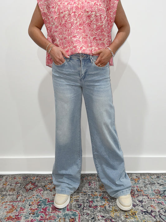 Laura High-Rise Wide-Leg Jean