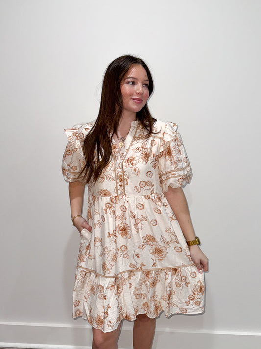 Barbara Brown Floral Dress