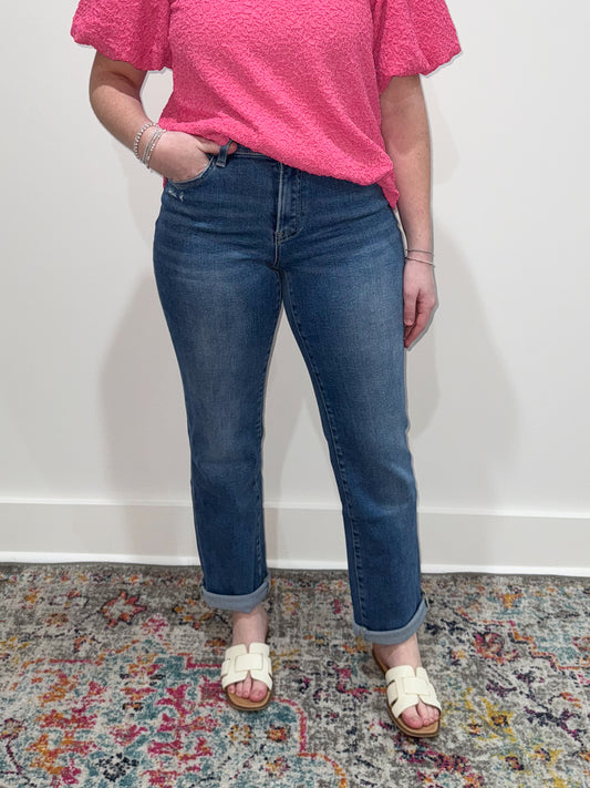 Kelly Mid-Rise Straight Jean
