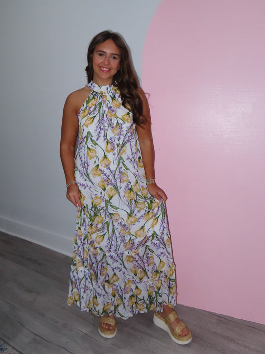 Florence Floral Maxi Dress