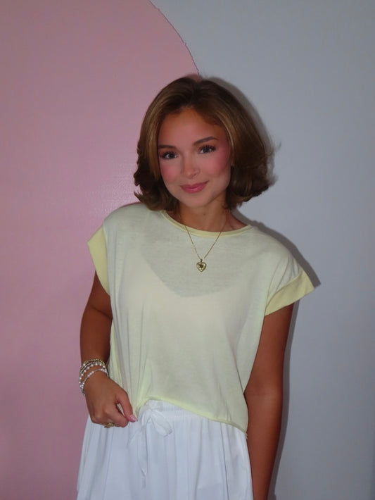 Callie Cutout Back Layering Tee