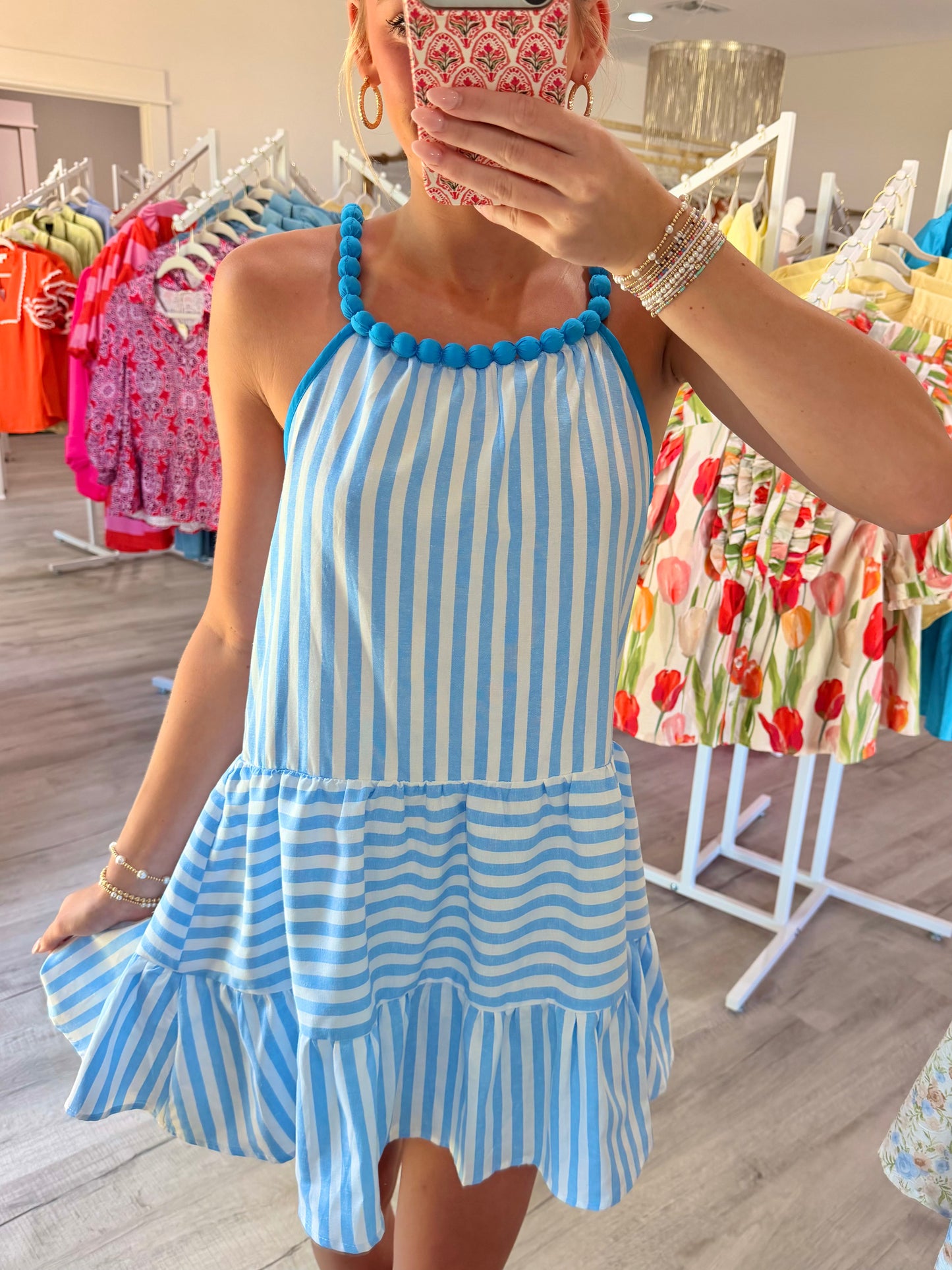 Sunny Stripe Mini Dress