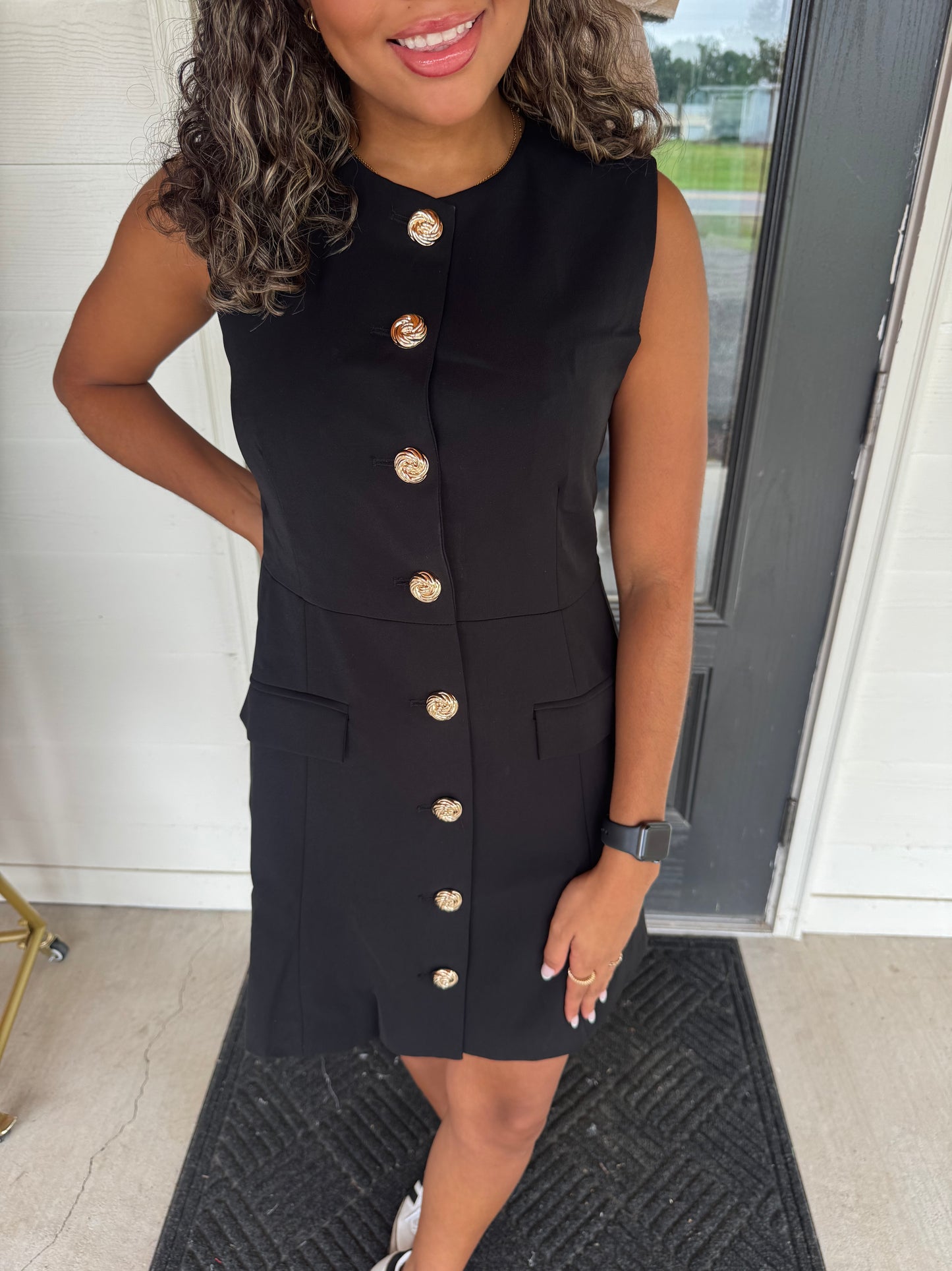 Betsy Black Business Dress